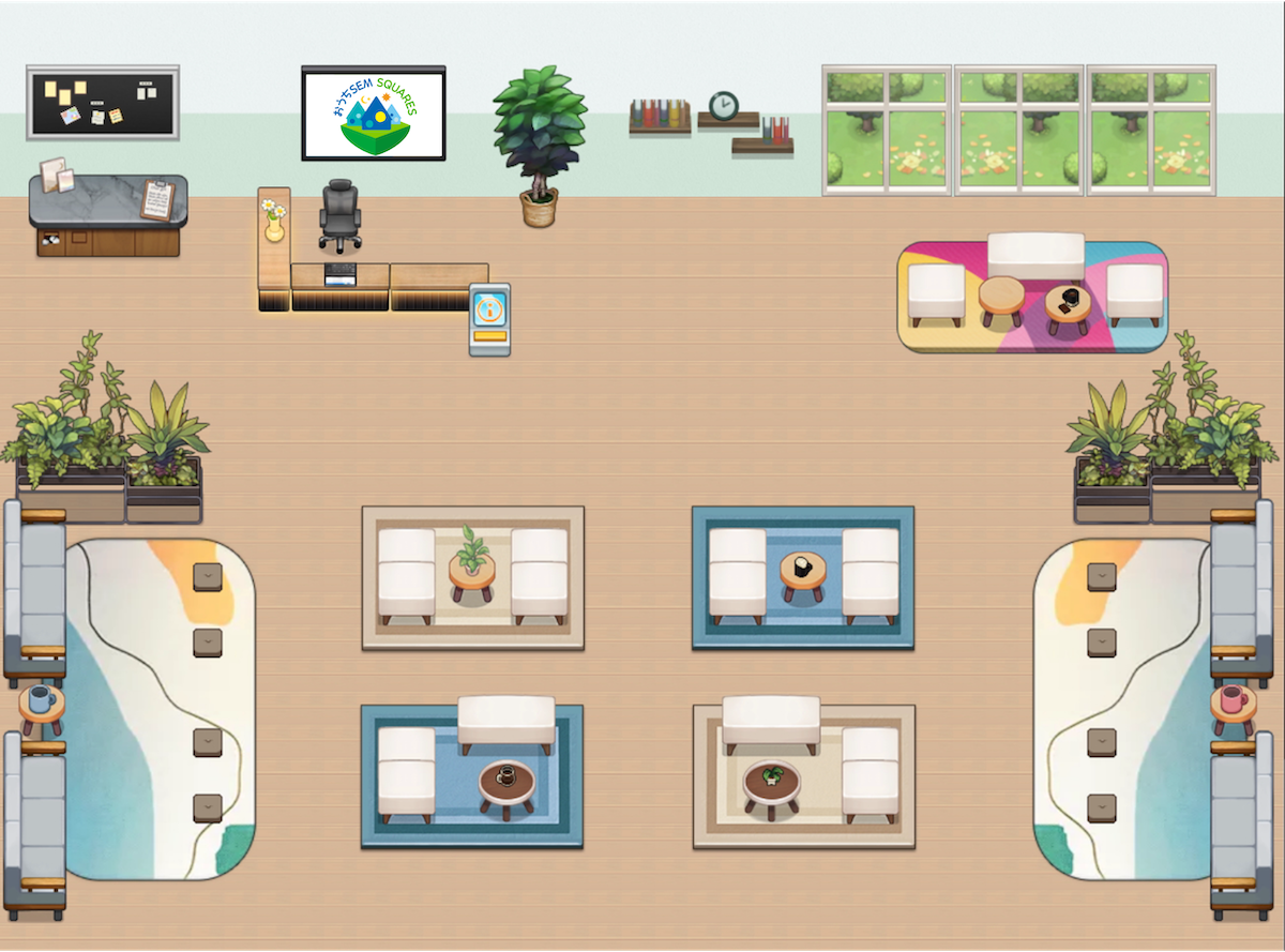 メタバース空間の様子